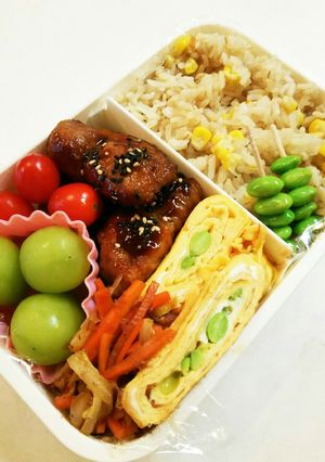 お弁当(9/27)蓮根の肉巻き-レシピのメイン写真