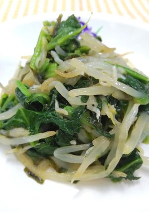 ほうれん草ののりじゃこナムル-レシピのメイン写真