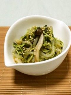 【健康】豆苗ともやしのレンジナムル-レシピのメイン写真