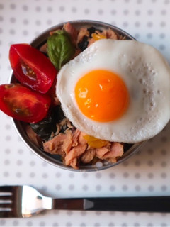 ツナのミニミニガパオ丼♬-レシピのメイン写真