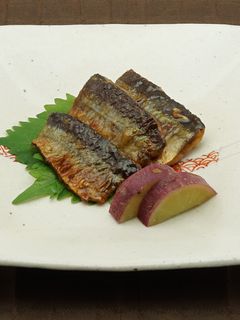 さんまの黒酢焼き-レシピのメイン写真
