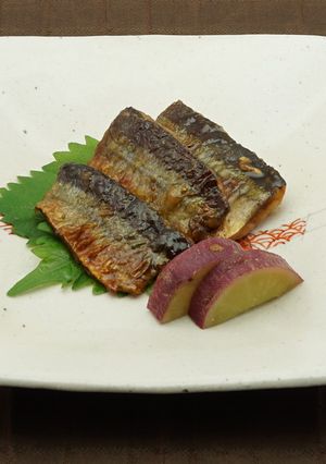 さんまの黒酢焼き-レシピのメイン写真