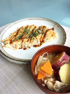 糖質ゼロ麺deお好み焼き-レシピのメイン写真
