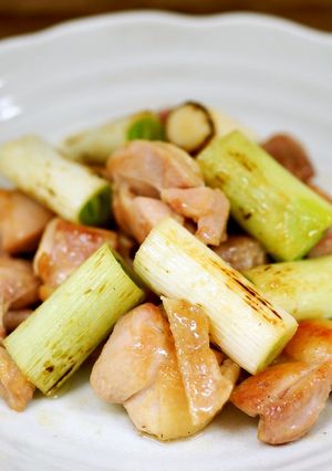 鶏肉とネギの簡単塩炒め-レシピのメイン写真