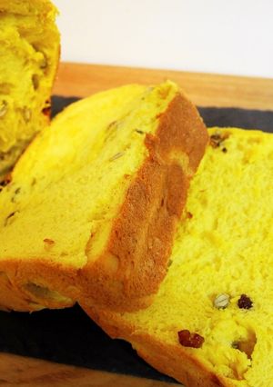 HBでふわふわ♡かぼちゃ食パン-レシピのメイン写真
