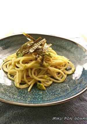 レンチン＆混ぜるだけ！和風アボカドパスタ-レシピのメイン写真