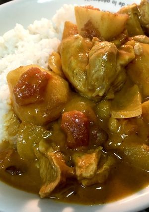 ポリ袋で作る南インド風チキンと豆のカレー-レシピのメイン写真