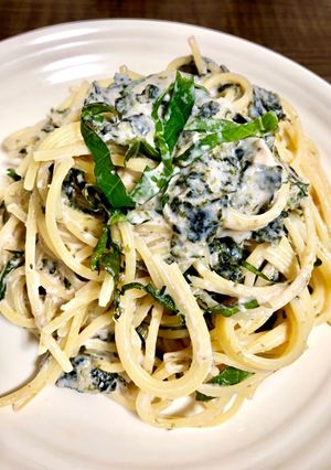 牛乳で明太のりクリームパスタ-レシピのメイン写真