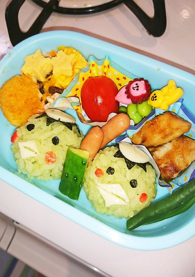 幼稚園用♪ 可愛くて簡単！ かっぱお弁当-レシピのメイン写真