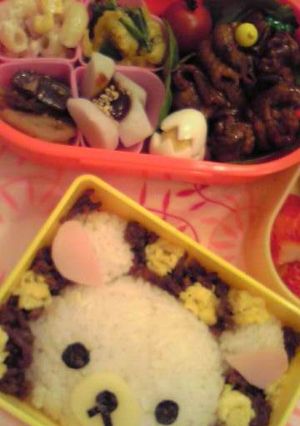 お弁当に☆コリラックマご飯☆（キャラ弁）-レシピのメイン写真