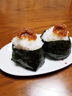 ☆おむすび♪にんにく味噌☆-レシピのメイン写真