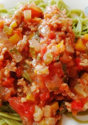 離乳食後期～野菜たっぷり、ミートソース-レシピのメイン写真