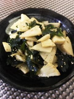たけのことわかめ炒め-レシピのメイン写真