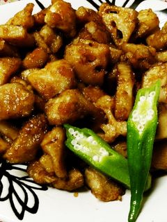 レンコンと鶏肉の甘酢炒め-レシピのメイン写真