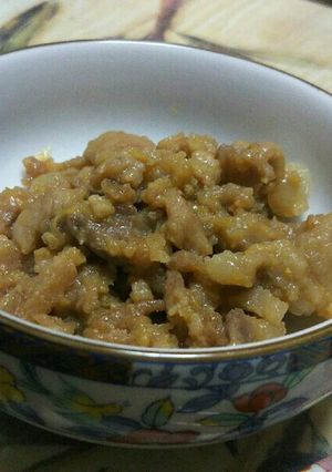 介護食 豚肉のはちみつ味噌！-レシピのメイン写真