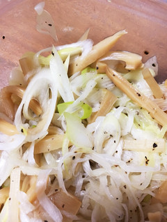 レンチンだけ☆ねぎメンマ☆時短副菜-レシピのメイン写真