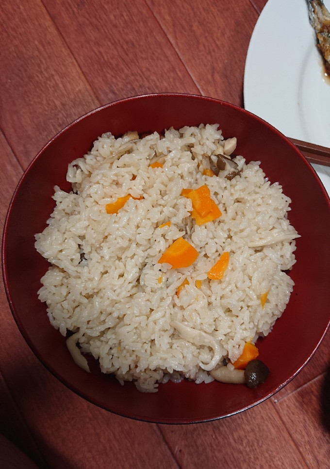 【体育系学生】キノコと鶏の旬炊き込み御飯-レシピのメイン写真