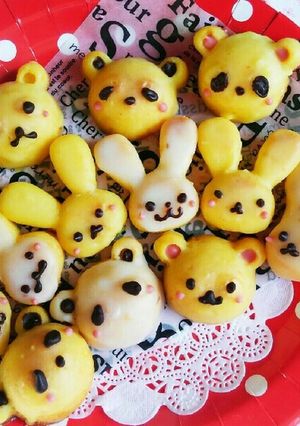 子供が喜ぶ❤動物マフィン♪♪-レシピのメイン写真