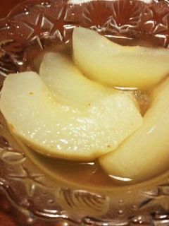 レンジで簡単♪梨のコンポート-レシピのメイン写真