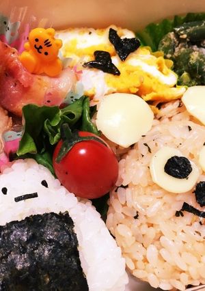 可愛いお弁当-レシピのメイン写真
