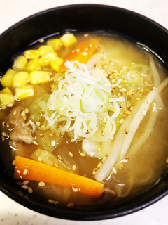 味噌ラーメン風春雨スープ-レシピのメイン写真