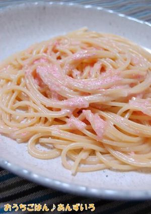 想い出の♪たらこクリームパスタ-レシピのメイン写真