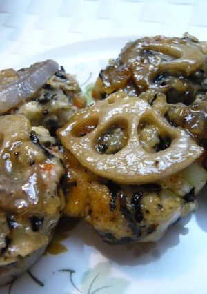 はんぺんとひじきのボール＊照り焼き-レシピのメイン写真