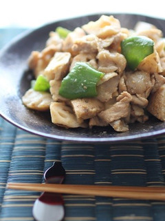 れんこんと豚肉のごまみそ煮-レシピのメイン写真