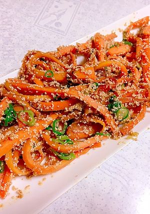 人参と明太子のバター炒め-レシピのメイン写真