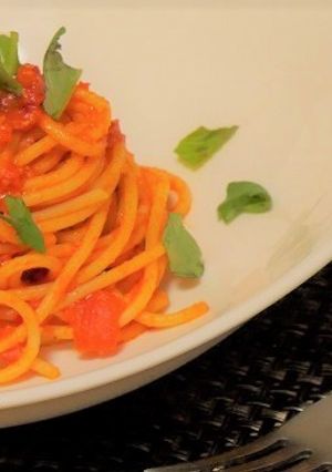 簡単 基本のトマトソースのスパゲッティ-レシピのメイン写真