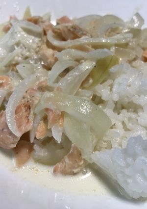 サーモンとクリーム煮-レシピのメイン写真