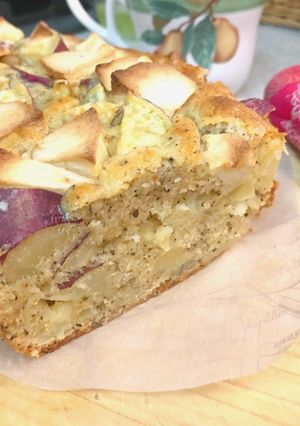 リンゴとサツマイモと紅茶のパウンドケーキ-レシピのメイン写真