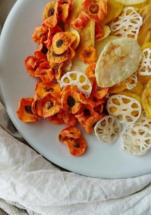 レンジで低カロリー野菜チップス-レシピのメイン写真