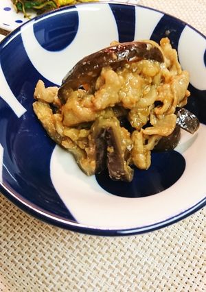 ナスと豚こま炒め-レシピのメイン写真