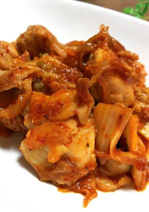 たまには鶏肉で~♪ 鶏キムチ-レシピのメイン写真