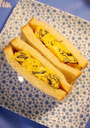 朝食！お味噌汁風味☆タマゴサンド-レシピのメイン写真