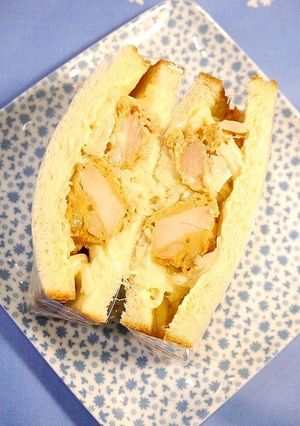 簡単！たっぷりオニオン唐揚げサンド-レシピのメイン写真