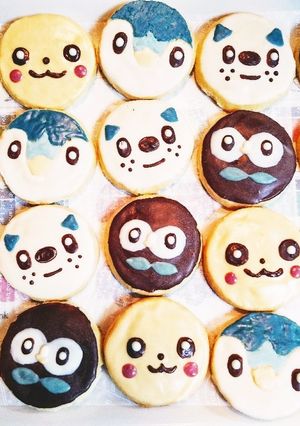 Birthdayキャラクタークッキー-レシピのメイン写真