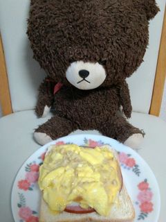 えのきだし巻き卵トースト-レシピのメイン写真
