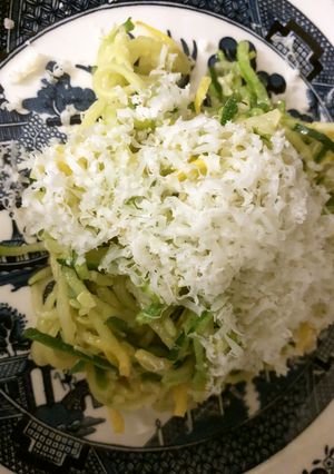 ズキーニパスタ-レシピのメイン写真