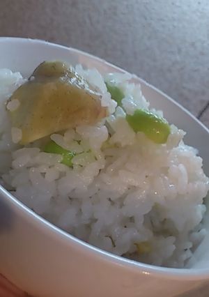 栗ご飯ｗｉｔｈ枝豆-レシピのメイン写真
