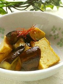 作りおきにも!なすと厚揚げのピリ辛炒め-レシピのメイン写真