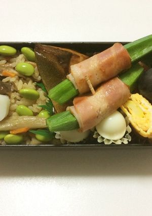 ⑯ 山のうさぎ♡ 炊き込みご飯弁当-レシピのメイン写真
