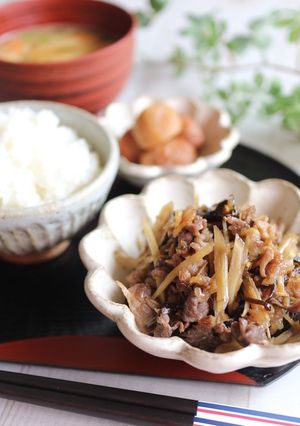 牛肉とごぼうと生姜の佃煮-レシピのメイン写真