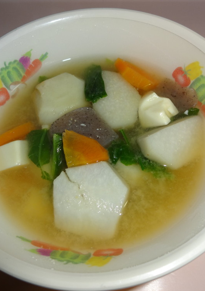 いものこ汁　　★宇都宮学校給食-レシピのメイン写真