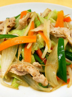 市販のつゆで作る 野菜炒め-レシピのメイン写真