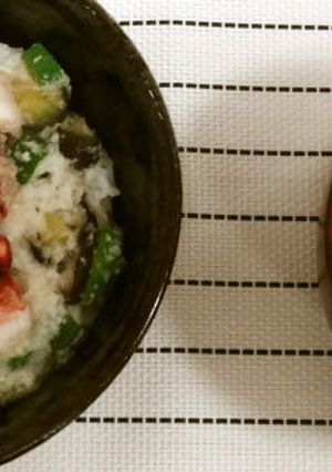 たこカリッねばとろ丼＆さんまつみれ味噌汁-レシピのメイン写真