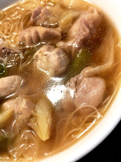 切って煮るだけ簡単鶏ねぎそうめん-レシピのメイン写真
