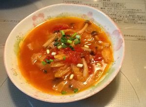 トマト缶とキャベツとしめじのスープ-レシピのメイン写真