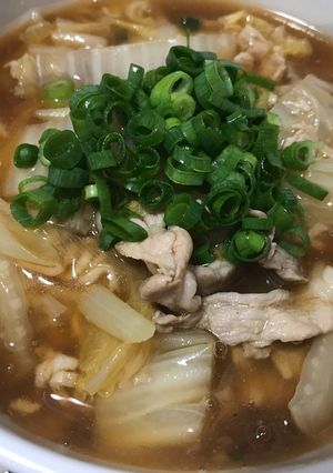 インスタントラーメンであんかけラーメン-レシピのメイン写真